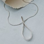 Personalised Silver Secret Teardrop Necklace new 2