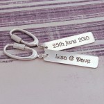 Personalised Silver Occasions Keyring Main