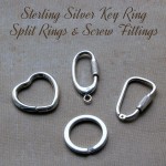 Sterling Silver Key Ring Fittings