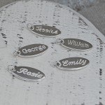 Personalised Silver Name Charms