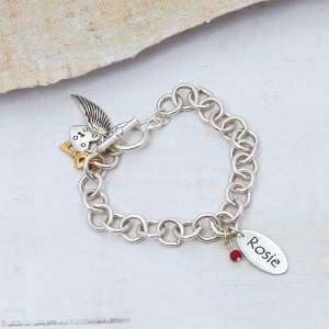 Personalised chunky Chain bracelet 1A