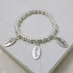 Handmade Personalised Etched Name Slinky Bracelet 3