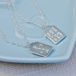 Personalised Sterling Silver Gift Tag Necklace 2jpg