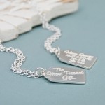 The Most Precious Gift Silver Tag Necklace